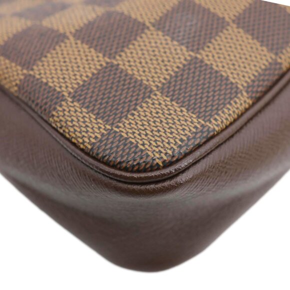 Louis Vuitton  Trousse Makeup Damier Ebene Pochette Clutch Brown - Picture 8 of 14